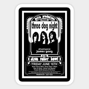 Three Dog Night Sticker